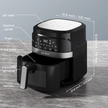 Premium 8-in-1 Oilless Air FryerTM