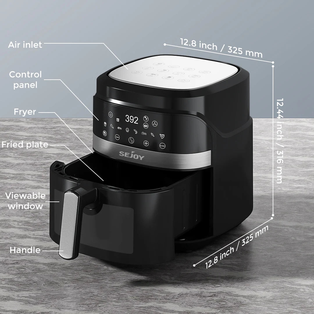 Premium 8-in-1 Oilless Air FryerTM
